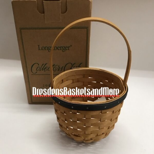 Longaberger 2004 Collectors Club Renewal Basket NIB
