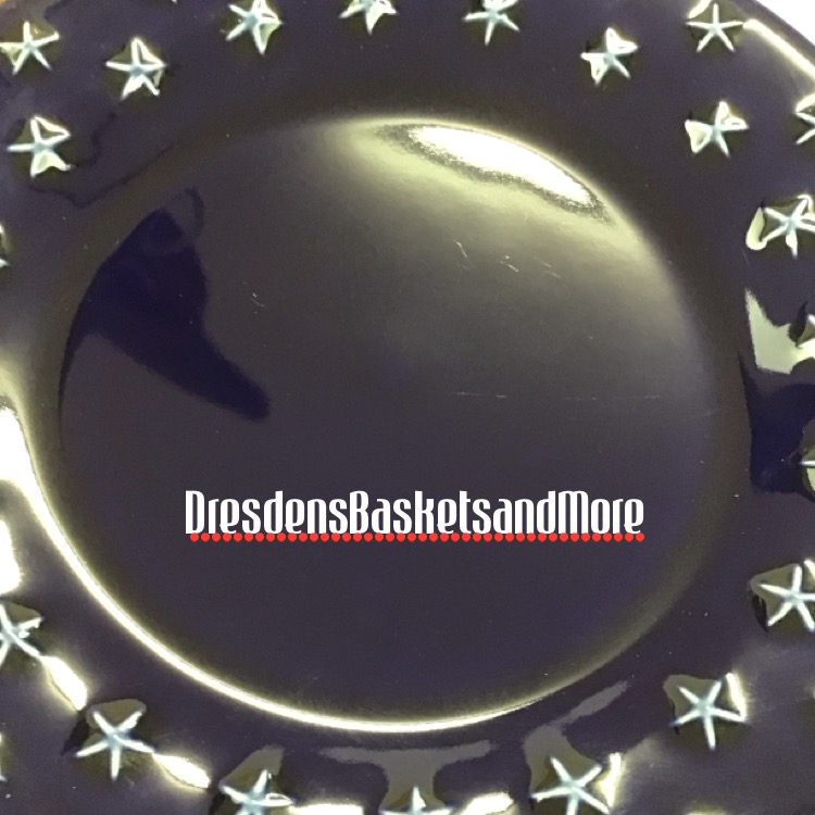 Longaberger Proudly American Candle Plate*