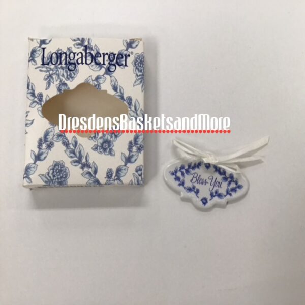Longaberger Bless You Tie-On