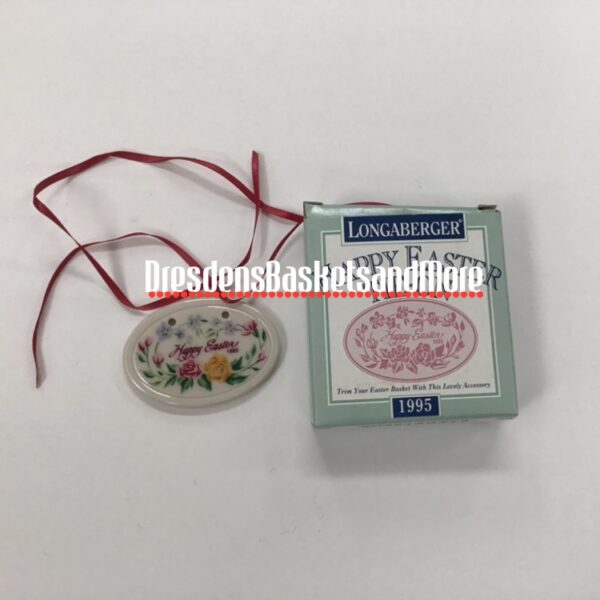 Longaberger Happy Easter Tie-On 1995