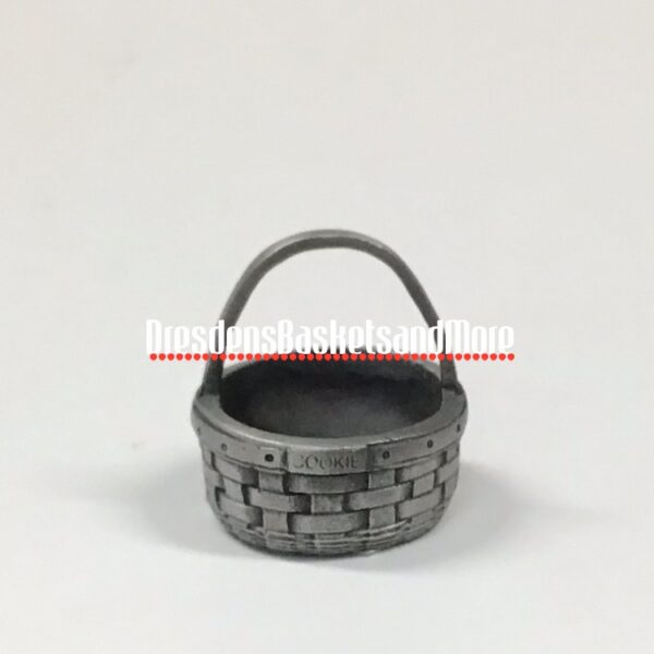 Pewter Christmas Longaberger Mini Cookie Basket