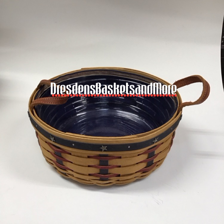 Longaberger 2004 Proudly American Darning Basket Combo