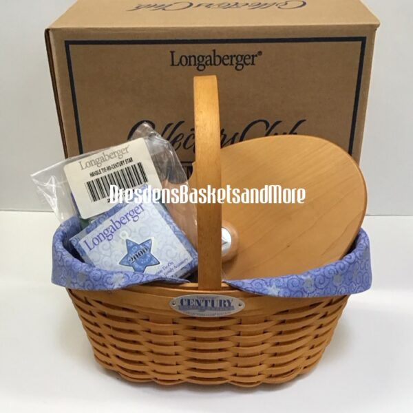 Longaberger 2000 Collectors Club Century Celebration Basket Set NIB