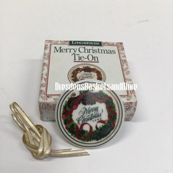Merry Christmas 1996 Longaberger Tie ON