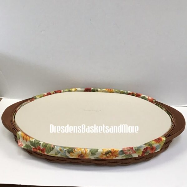 Longaberger 2008 Oval Serving Basket Combo