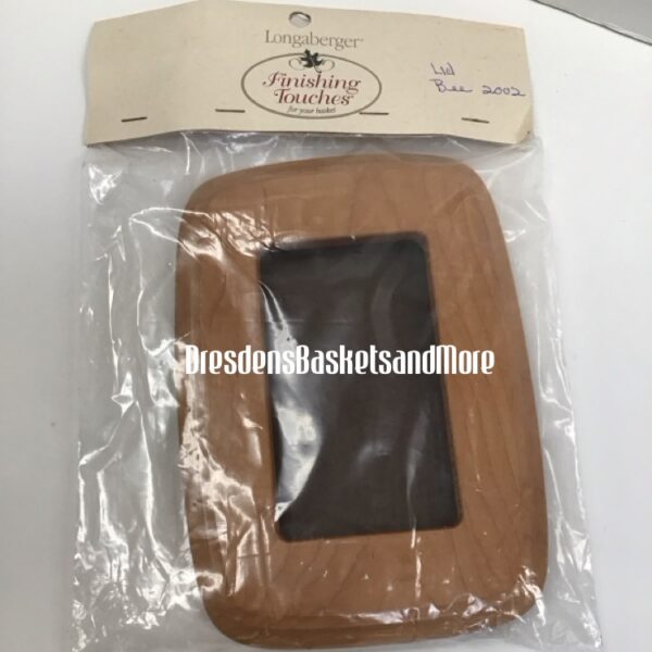 Longaberger Little Market/2002 Bee Photo Frame Lid NIB