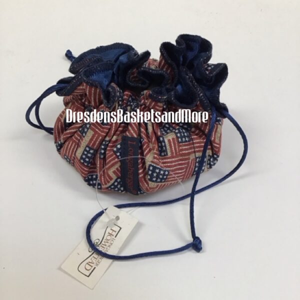 Longaberger Old Glory Jewelry Pouch
