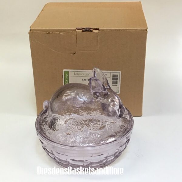Longaberger Easter Bunny Dish NIB