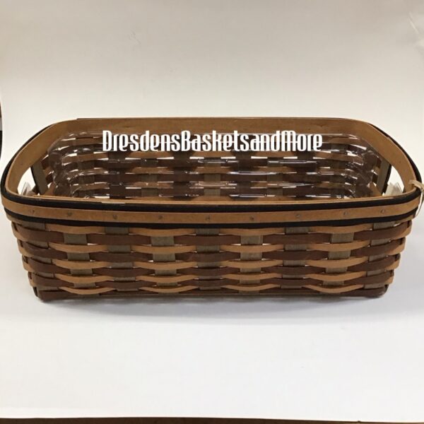 Longaberger 2009 Chestnut Side Handled Pantry Basket w/ Protector
