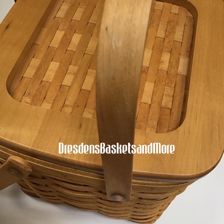 Longaberger 2000 Weekender Basket w/ Divided Protectors*