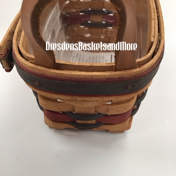 Longaberger 1993 All Star Trio Basket w/ Protector & Lid*