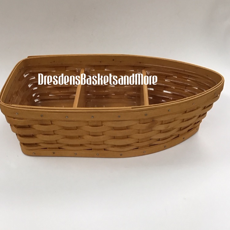 Longaberger 2005 Row Your Boat Basket w/ Protector & Dividers*
