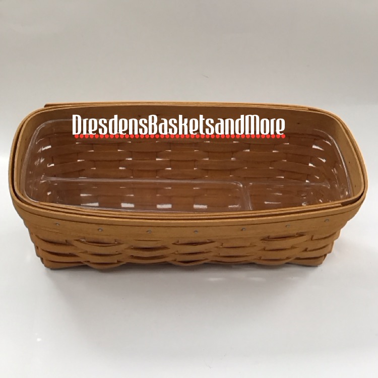 Longaberger 1999 Envelope Basket w/ Divided Protector
