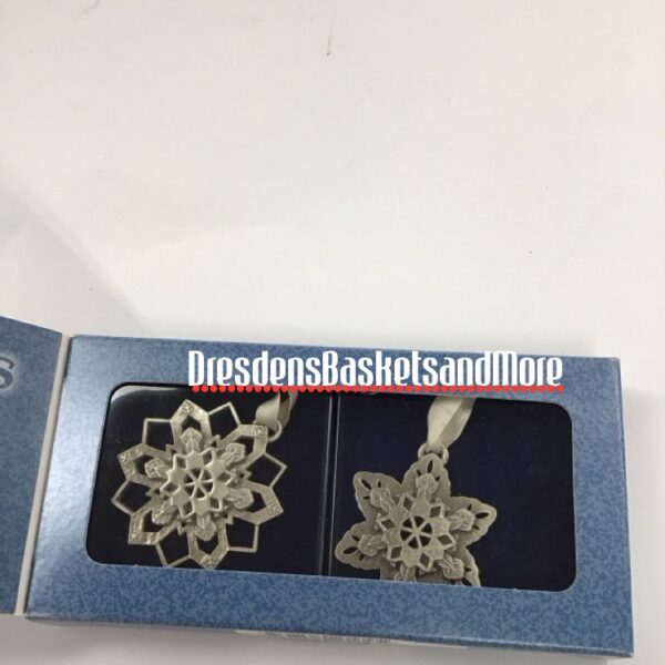Snowflakes Longaberger Pewter Ornaments