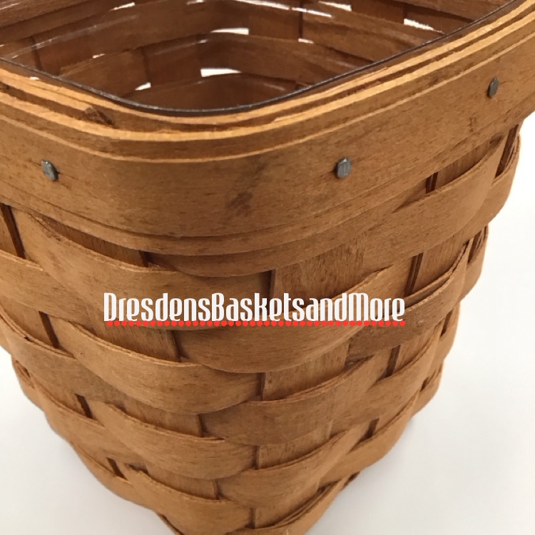 Longaberger 1990 Small Spoon Basket w/ Protector*