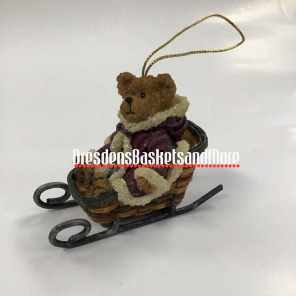 Boyds Sleigh Basket Longaberger Ornament