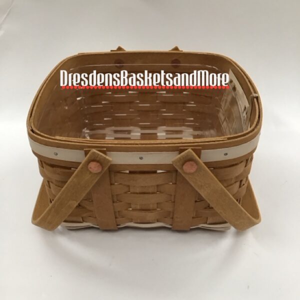 Longaberger 2010 Napkin Carrier Basket w/ Protector*