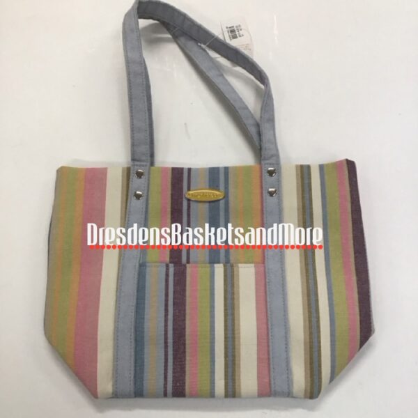 Longaberger Stripe Tote Bag NWT