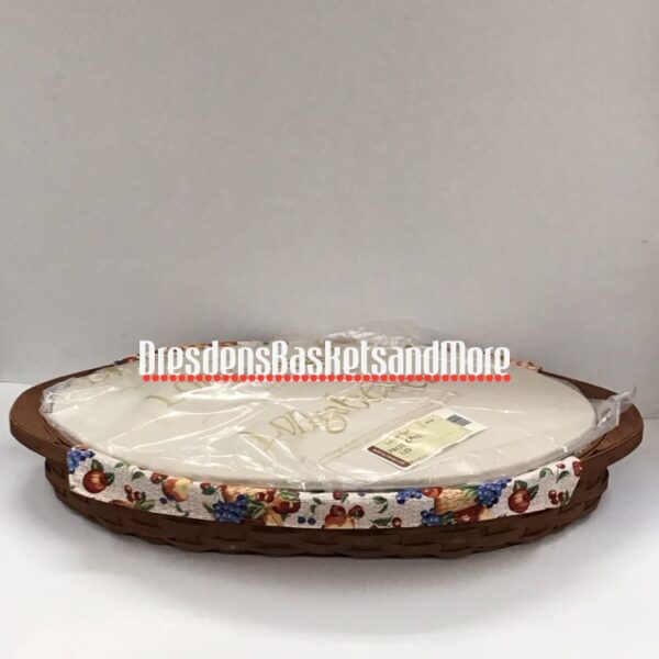 Longaberger 2007 Oval Serving Basket w/ Lidded Protector & Liner*