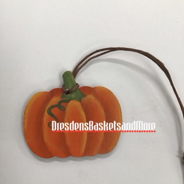 Pumpkin Hand Painted Tie On