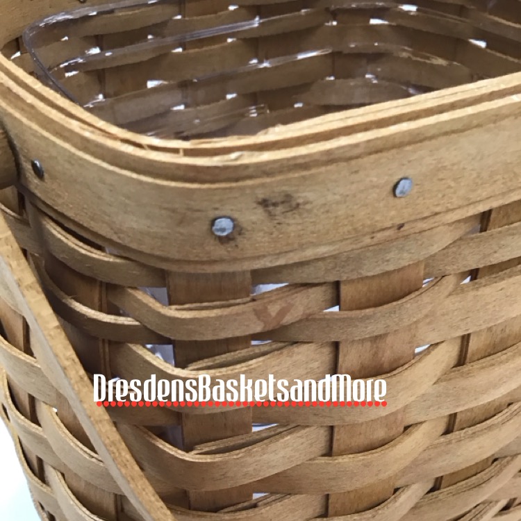 Longaberger 2003 Tiny Tote Basket w/ Protector*