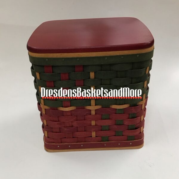 Longaberger 2006 Holiday Hearth Basket w/ Protector & Lid*
