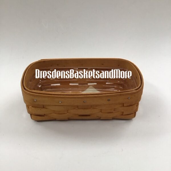 Longaberger 2000 Small Loaf Basket w/ Protector