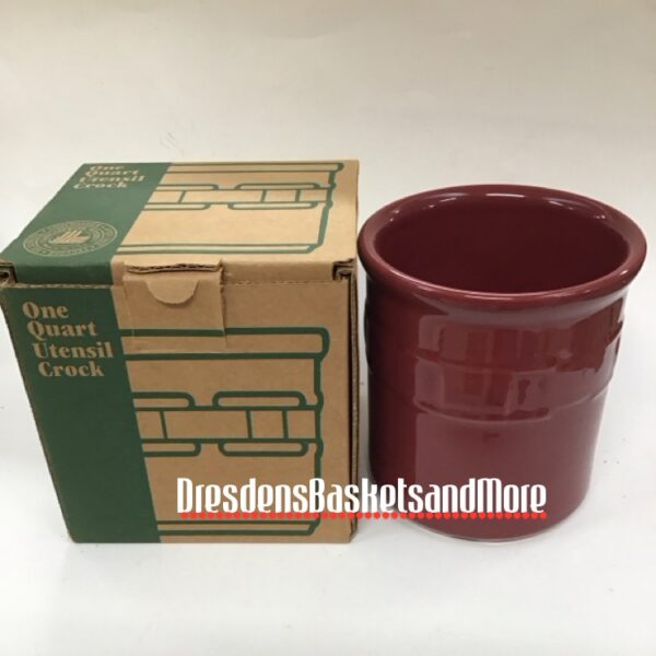 Longaberger Paprika 1 Qt Crock NIB