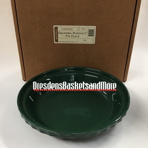 Longaberger Ivy Pie Plate NIB