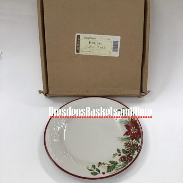 Longaberger Nature's Garland Luncheon Plate NIB
