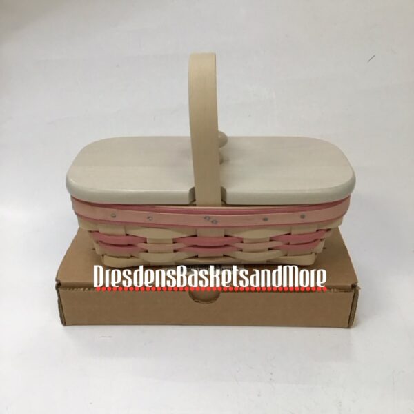 Horizon Of Hope 2000 Longaberger Basket w/ Protector & Lid