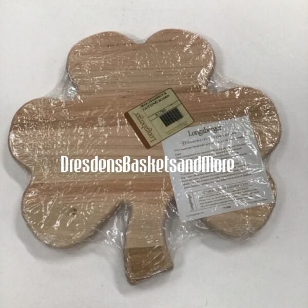 Longaberger Shamrock Cutting Board NIP
