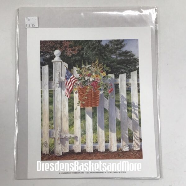 Watercolor Print By BJ Stych Glory Gate