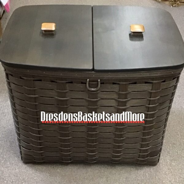 Longaberger 2009 Sort & Store Recycle Bin Basket w/ Protectors & Lids*