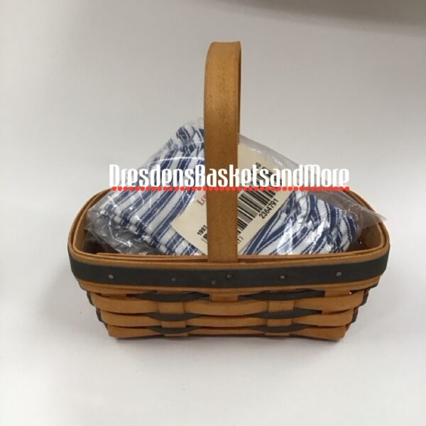 Longaberger 1997 Sweetheart Sweet Treats Blue Basket Combo