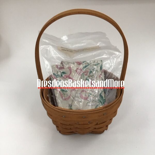 Longaberger 1993 May Series Lily of The Valley Basket Combo