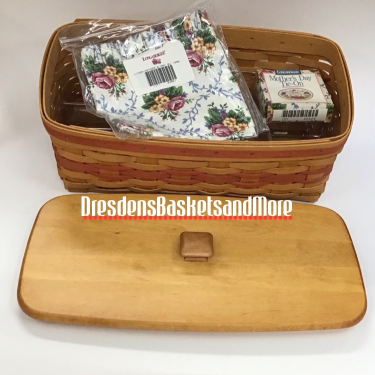 Longaberger 1996 Mothers Day Vanity Basket Set