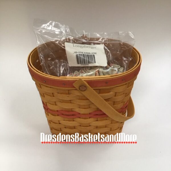 Longaberger 2001 Mothers Day Vintage Blossoms Basket Combo