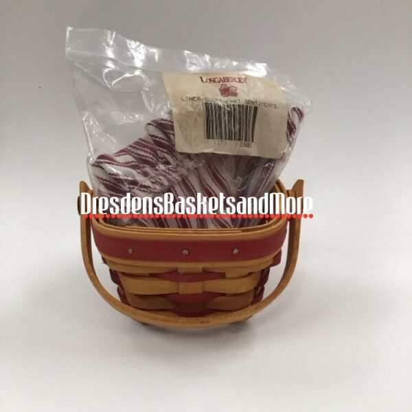 Longaberger 1995 Sweetheart Sentiments Combo