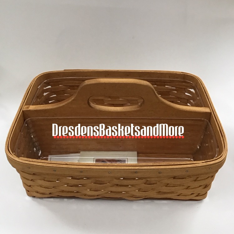 Longaberger 2006 Carry N Caddy Basket w/ Protectors*