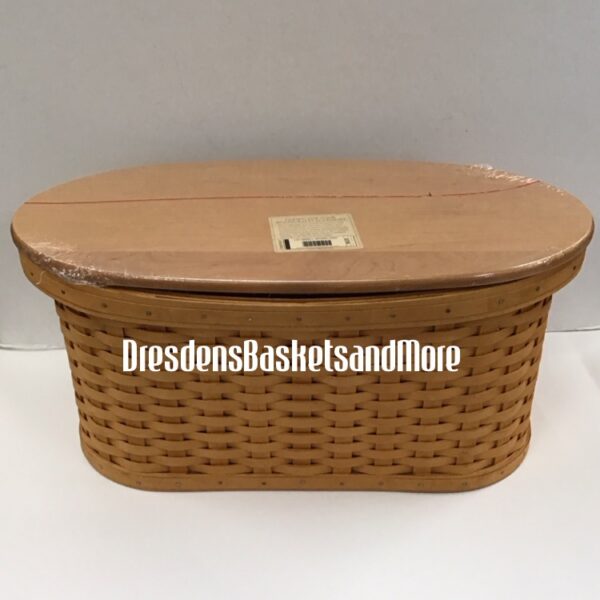 Longaberger 2001 Small Work Load Basket w/ Lid*