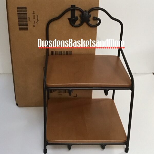Longaberger Little Bin WI Organizer w/ Shelves***