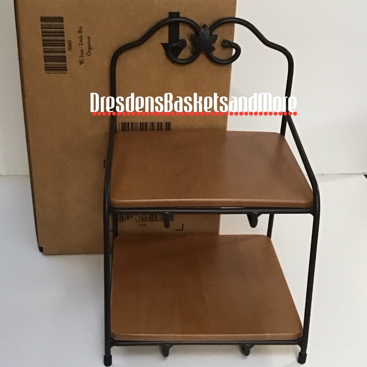 Longaberger Little Bin WI Organizer w/ Shelves***