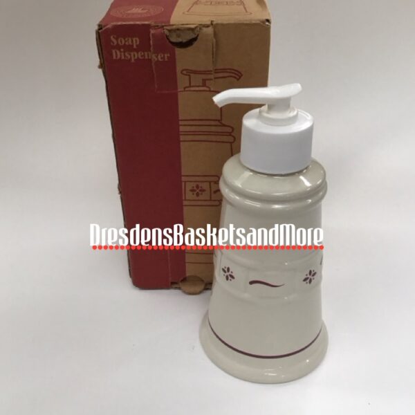 Longaberger Traditional Red Soap Dispenser (02-05) NIB