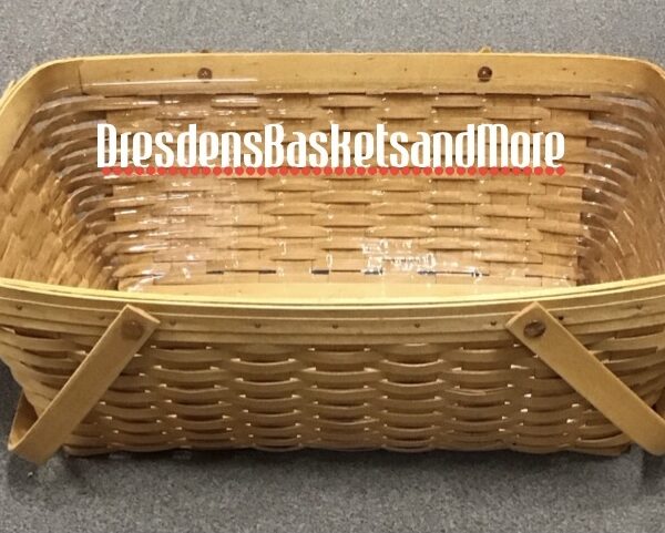 Longaberger 2001 Hostess Treasure Basket w/ Protector