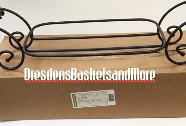 Longaberger WI 9X13 Baking Dish Caddy NIB