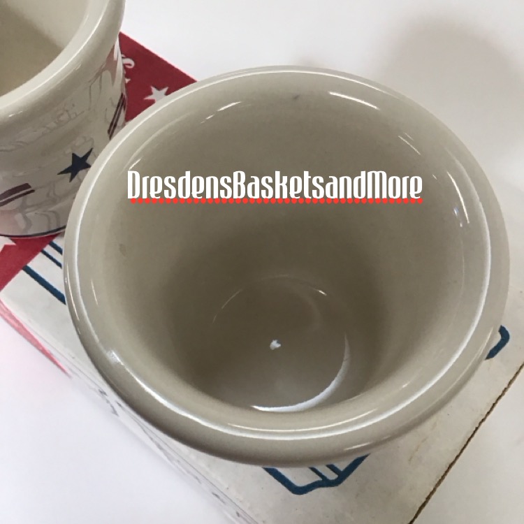 Longaberger All American Votive Cups Set of 2 NIB*