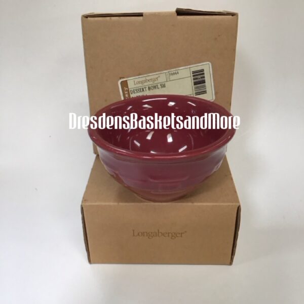 Longaberger Paprika Dessert Bowls Set Of 2 NIB