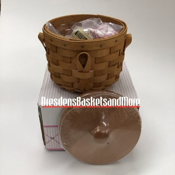 Longaberger 2006 Warm Brown Horizon of Hope Basket Combo w/ Lid