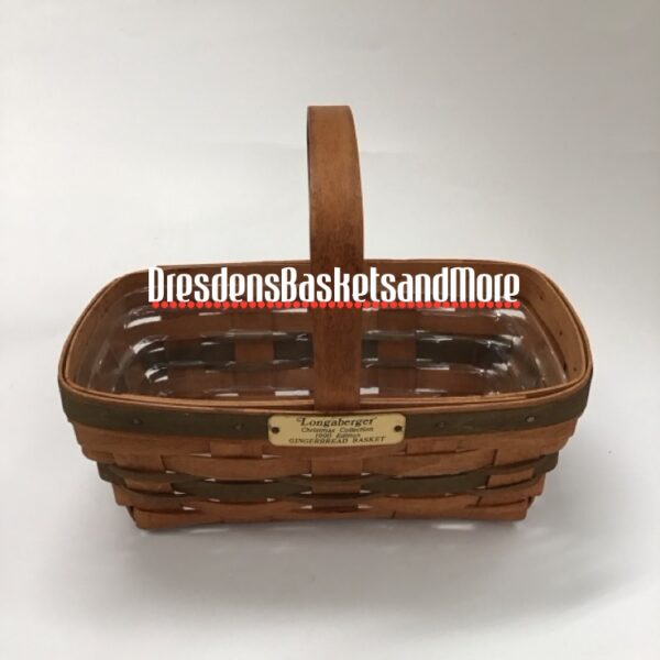 Longaberger 1990 Gingerbread Basket w/ Protector*